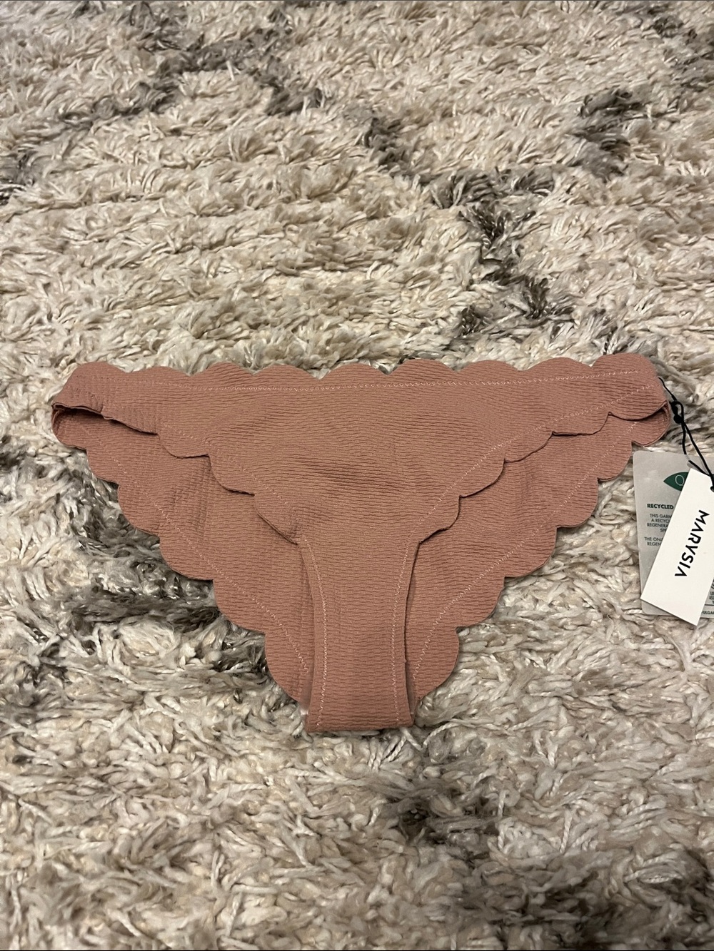 Marsyia swim pink antibes scallop bottom. Size xs. New with tags.